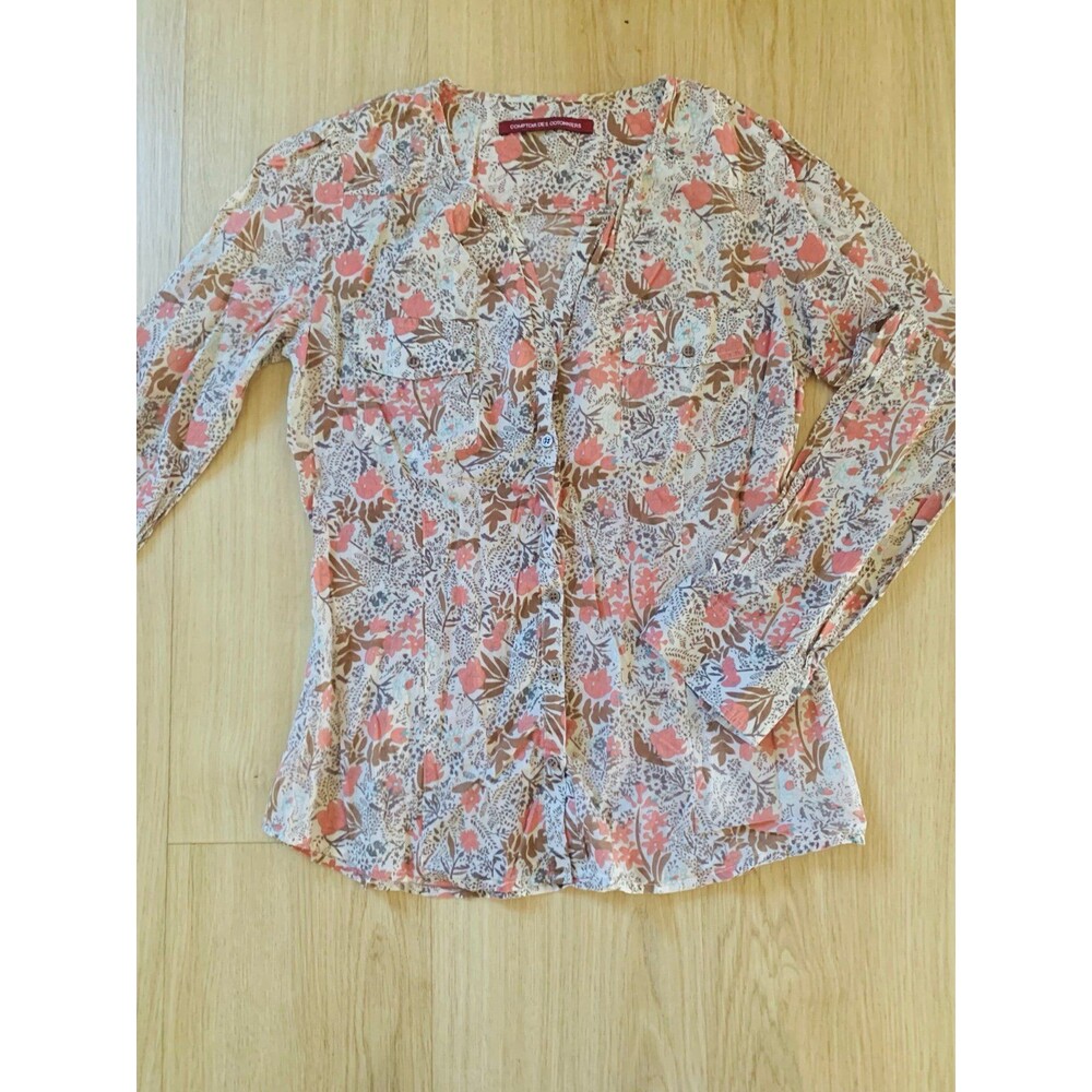 COMPTOIR DES COTONNIERS button up shirt light cotton Size S